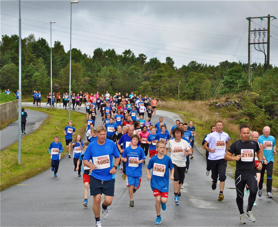 Rekordløp av Hovlandsdal på 5 km