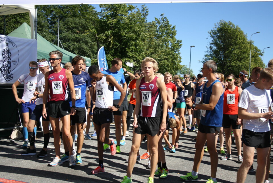 Starten på 5 km i 2018. (Foto: Bjørn Skotte/Kondis) Starten på 5 km i 2018. (Foto: Bjørn Skotte/Kondis)