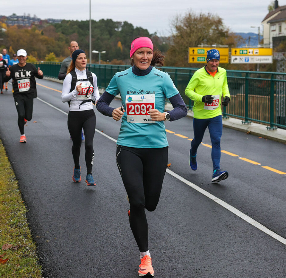 Bergen Maraton i forbedret trasé med både fersk asfalt og gammelt høstløv 1U9A3221.jpg