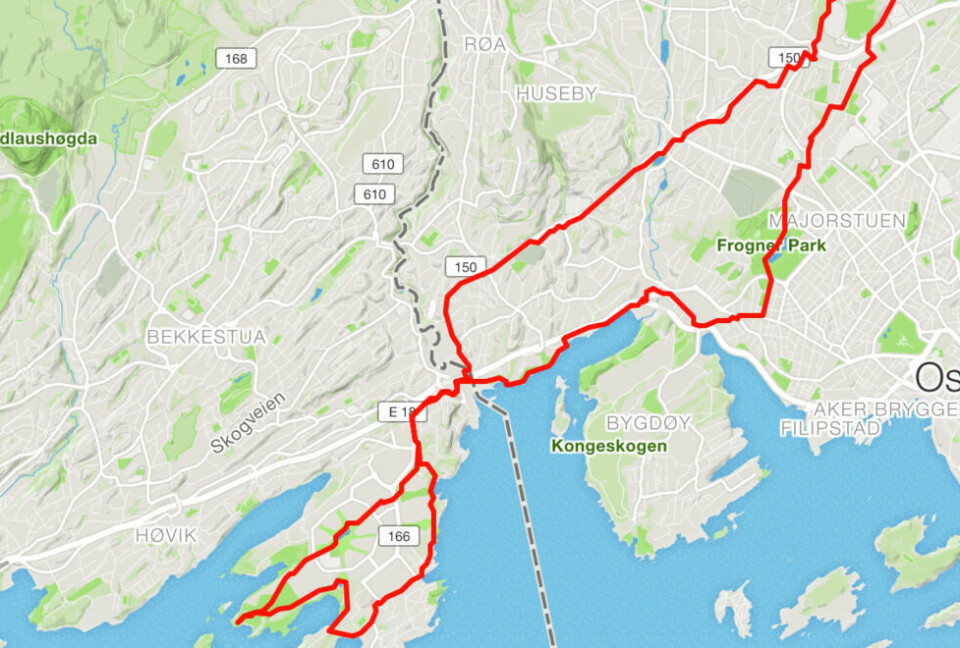 Min beste langtur i Oslo Siri Slotterøy Johnsen sine bilder fra gode turer i Oslo