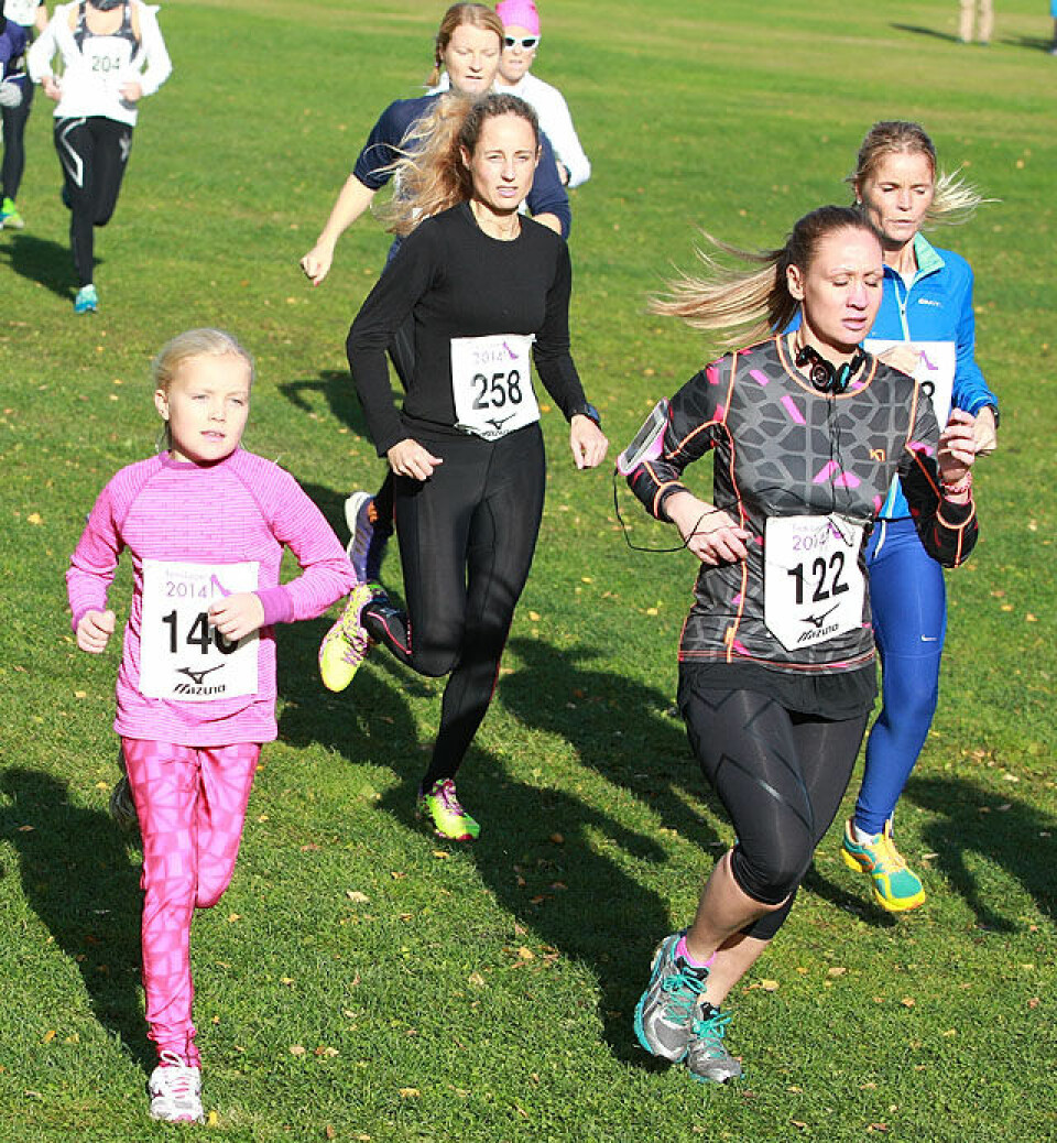 FemiLøpet med fin debut i vakre omgivelser på Ekeberg Start_gruppe_langt_framme_A20G0420.jpg