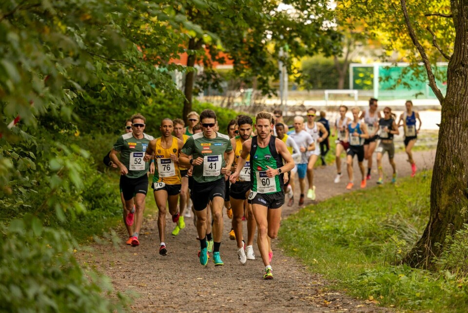 Eivind Øygard som her fører an i årets NM terrengløp i Frognerparken er en av sju løpere som supplerer den norske troppen til EM i terrengløp. (Foto: Samuel Hafsahl) Eivind Øygard som her fører an i årets NM terrengløp i Frognerparken er en av sju løpere som supplerer den norske troppen til EM i terrengløp. (Foto: Samuel Hafsahl)