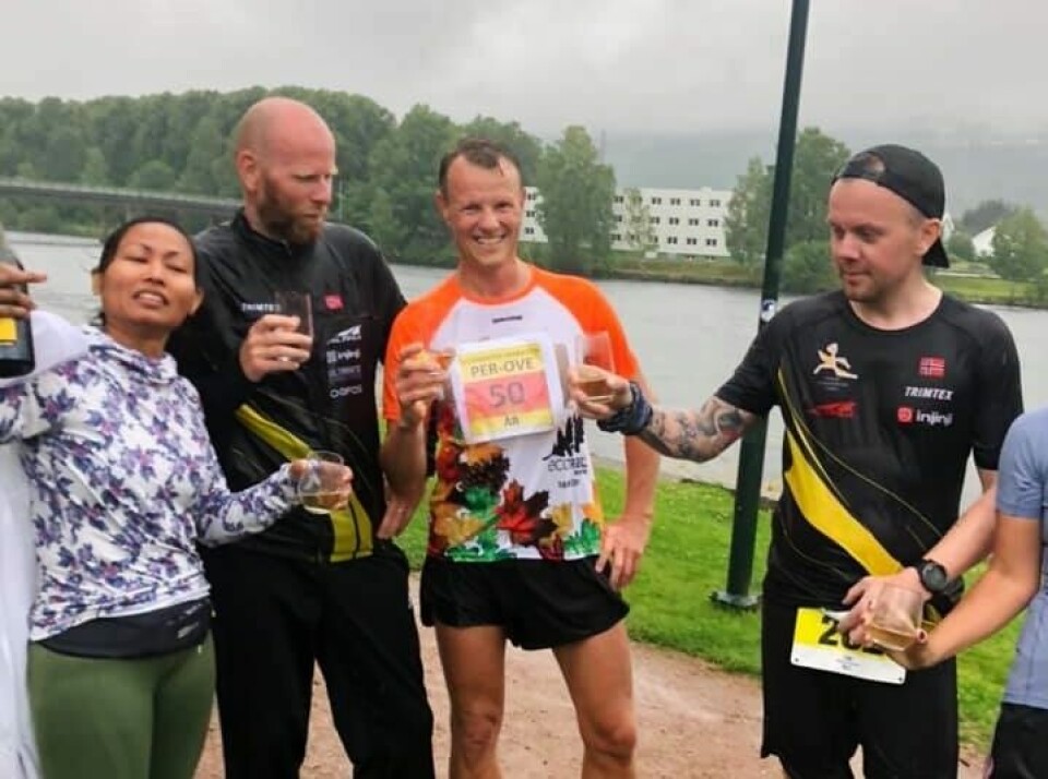 Per Ove Nordli løp sin 50. maraton på 50-årsdagen Jubilanten_Per_Ove_Nordli.jpg