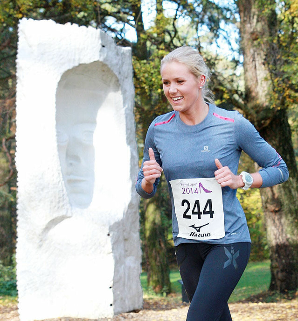 FemiLøpet med fin debut i vakre omgivelser på Ekeberg Dameskulptur_Tine_Oppedal_nr3_5km_20G0498.jpg