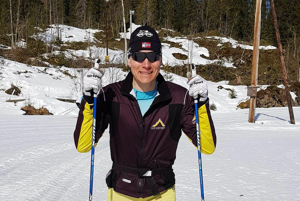 Audun Bakk har bygd seg opp til å bli et råskinn på staking. Her fra Sandfjellrennet 2022. (Alle foto: privat) Audun Bakk har bygd seg opp til å bli et råskinn på staking. Her fra Sandfjellrennet 2022. (Alle foto: privat)