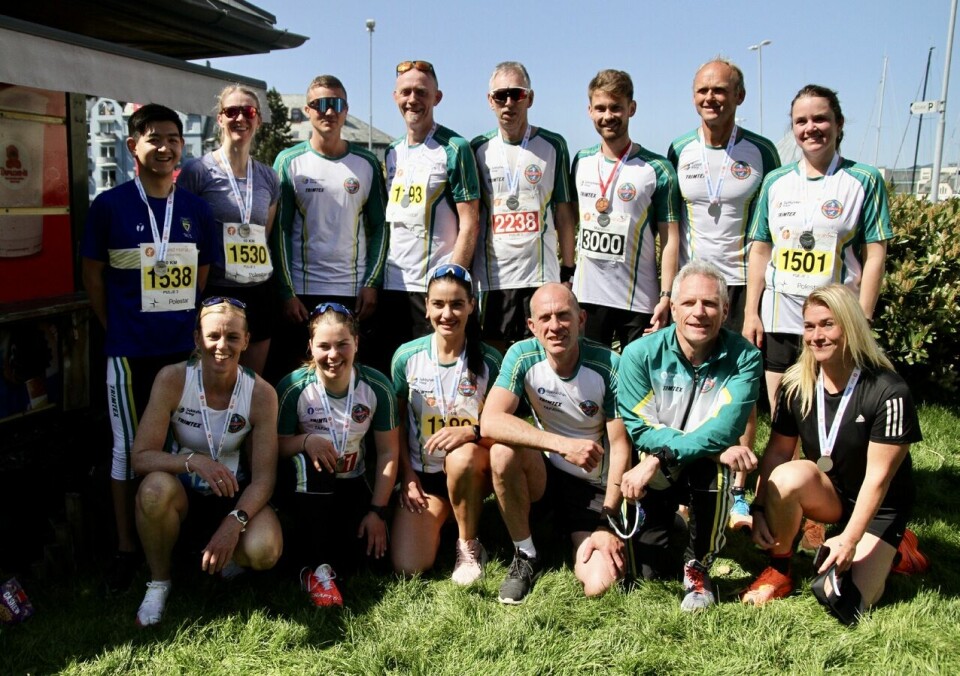 Folkefest i sentrum i Ålesund Maraton Velledalen