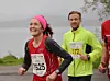 Laila Falck under halvmaraton i Midnight Sun Marathon i 2017.
