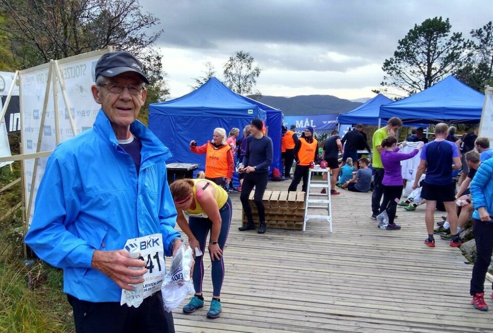 Øyvind Blom er en av dem som har løpt Bergen City Marathon hvert år siden starten Stein Tore Holsen er en av Bergen City Marathons 10-årsjubilanter