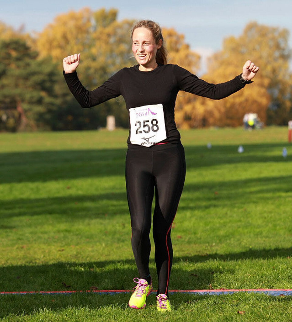 FemiLøpet med fin debut i vakre omgivelser på Ekeberg Aleksandra_Bjerch-Andresen_i_maal_som_nr1_5km_A20G0628.jpg