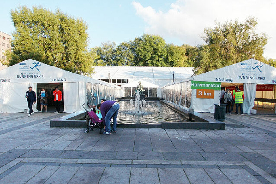 Mye spennende på Oslo Maratons Expo & startnummerutdeling Expo-teltene_A20G2655