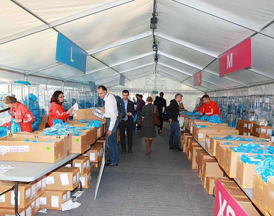 Mye spennende på Oslo Maratons Expo & startnummerutdeling T-skjorter_goodybags_A20G2652.jpg