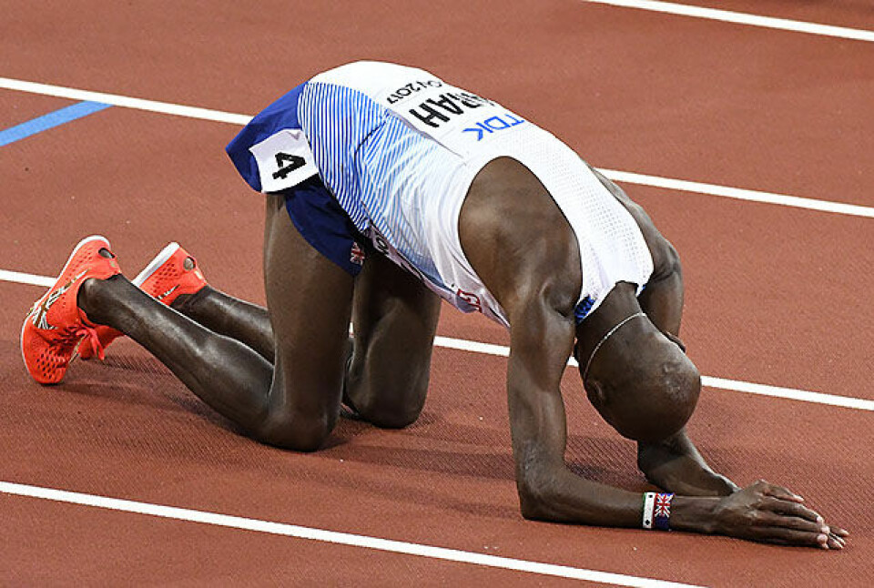 Mo Farah har vunnet ti gull og to sølv på 5000 og 10 000 m i globale mesterskap. De to gangene han er blitt slått, har det vært av en etiopisk løper. (Foto: Bjørn Johannessen) Mo Farah har vunnet ti gull og to sølv på 5000 og 10 000 m i globale mesterskap. De to gangene han er blitt slått, har det vært av en etiopisk løper. (Foto: Bjørn Johannessen)