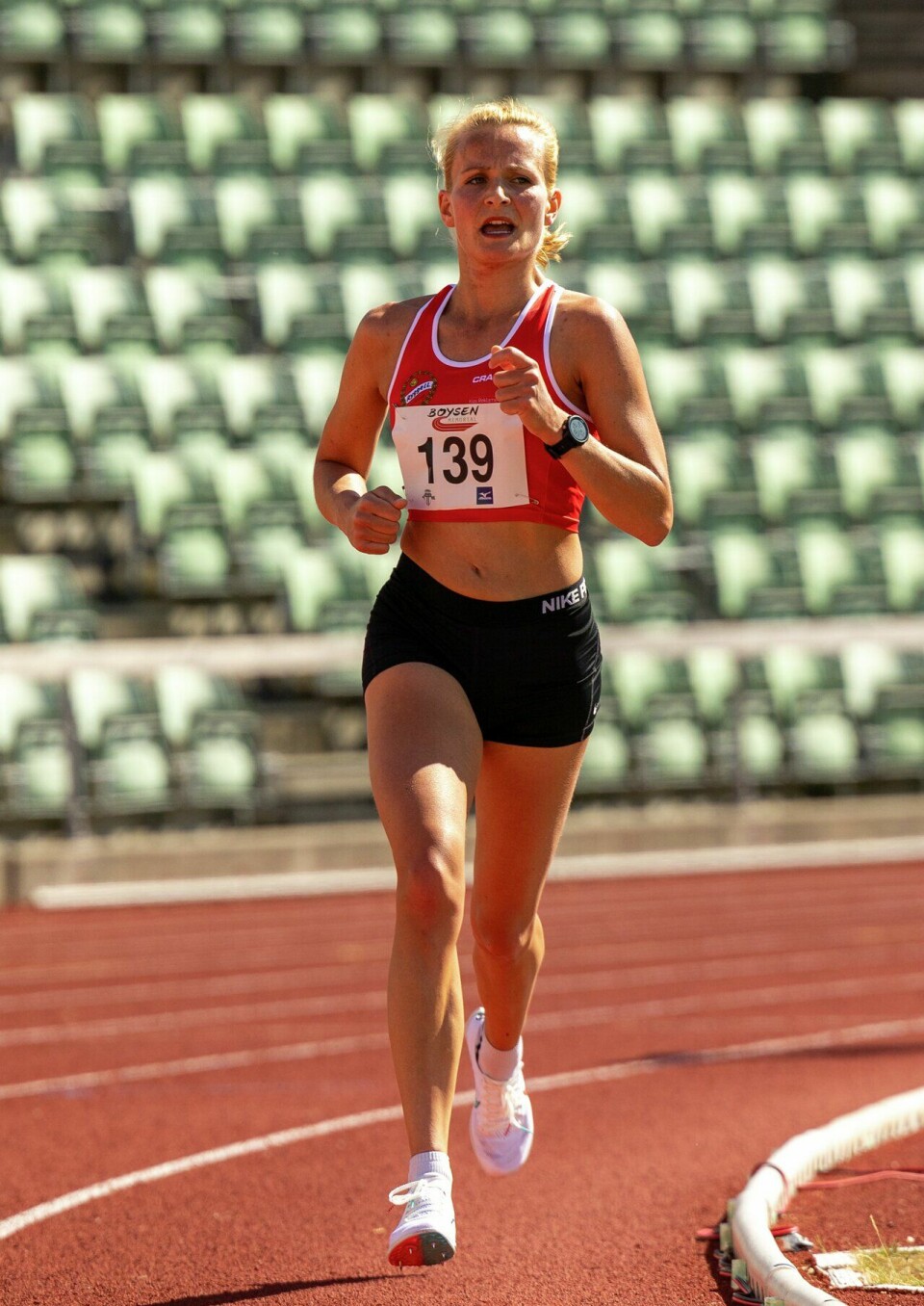 Senay Fissehatsion vant Strømstadmilen Boysen Memorial - Bislett - 5000m KS - Sigrun Gjølberg, Rygge IL (139)