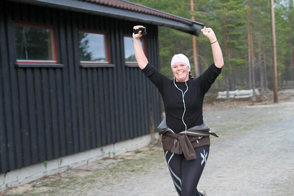 180 løp i gang Elverumtrimmen Jubel_i_maal.jpg