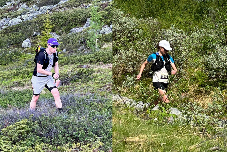 Vinneren av den lengste distansen av Nøsen Hundreds, Finn Isaksen, var fortsatt godt løpende selv etter 98 av 100 kilometer. Her ser vi også vinneren av Nøsen Hundreds 50 km, Aleksandra Narkowicz. (Foto: Marthe Katrine Myhre) Vinneren av den lengste distansen av Nøsen Hundreds, Finn Isaksen, var fortsatt godt løpende selv etter 98 av 100 kilometer. Her ser vi også vinneren av Nøsen Hundreds 50 km, Aleksandra Narkowicz. (Foto: Marthe Katrine Myhre)