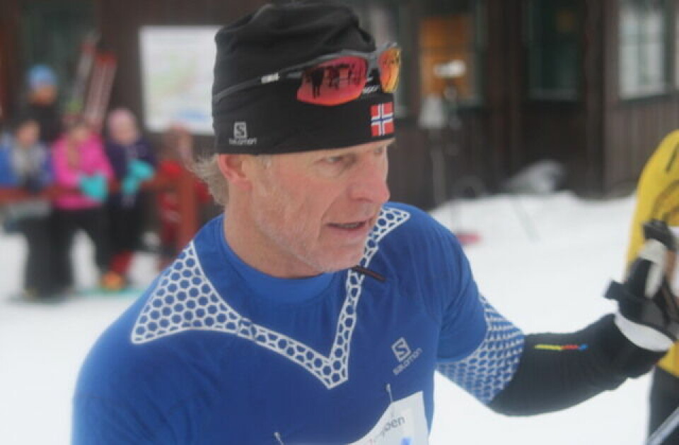 Torgeir Skare Thygesen foran Team BN Bank-trio på Sjusjøen Kondis/Rolf Bakken