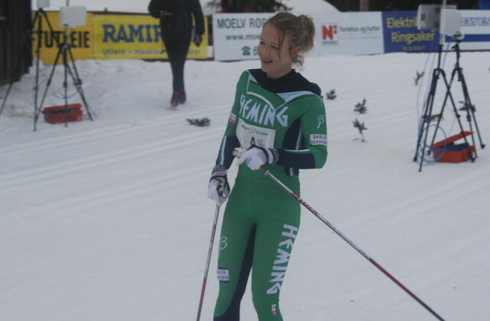 Torgeir Skare Thygesen foran Team BN Bank-trio på Sjusjøen Kondis/Rolf Bakken
