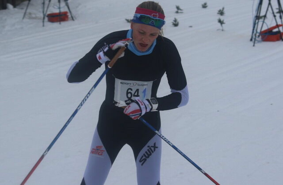 Torgeir Skare Thygesen foran Team BN Bank-trio på Sjusjøen Kondis/Rolf Bakken