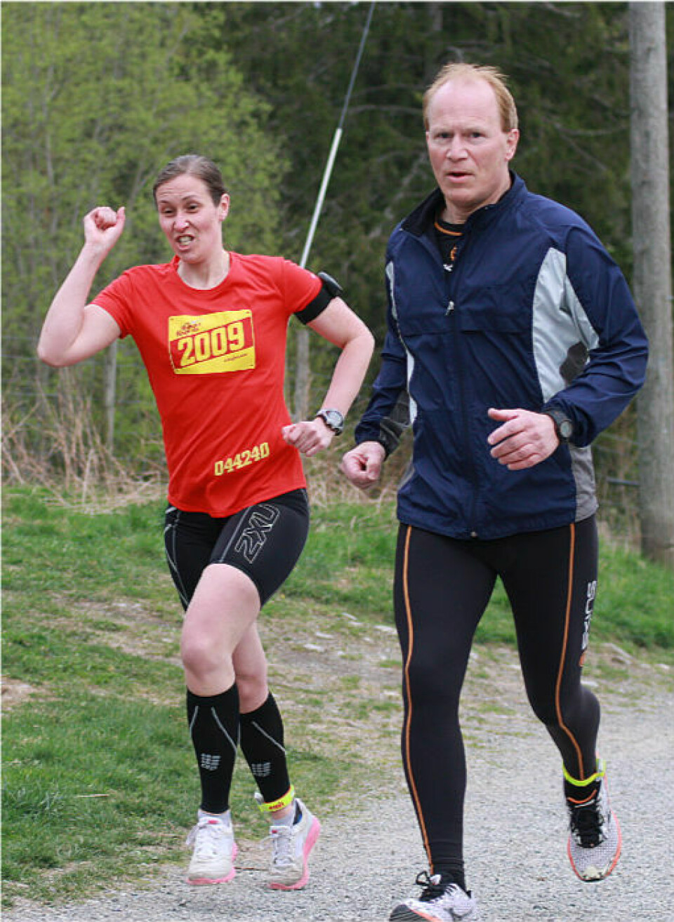 Sesongdebut for Semsvannsrunden Silja_og_Sverre_Bang