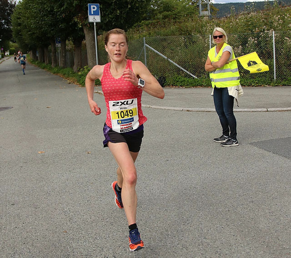 Gode forhold i Drammensmaraton som ble skjemmet av feilanvisning Halvmaraton_Hilde_Aders_IMG_9540.jpg