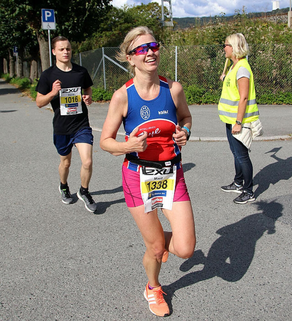 Gode forhold i Drammensmaraton som ble skjemmet av feilanvisning Halvmaraton_Marit_Toerstad_IMG_9691.jpg
