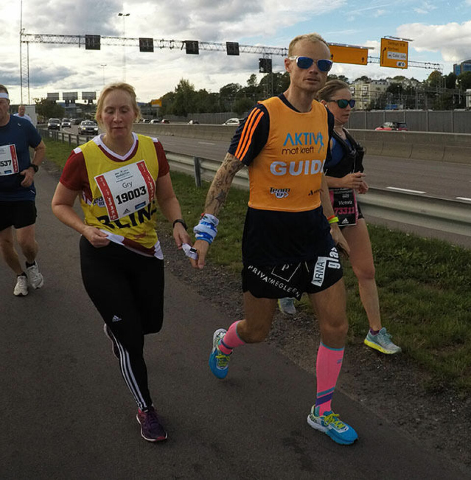 Eirik Gramstad og Linn Nilsson vant 10 for Grete 10km-taranger-guide-GOPR3029.jpg