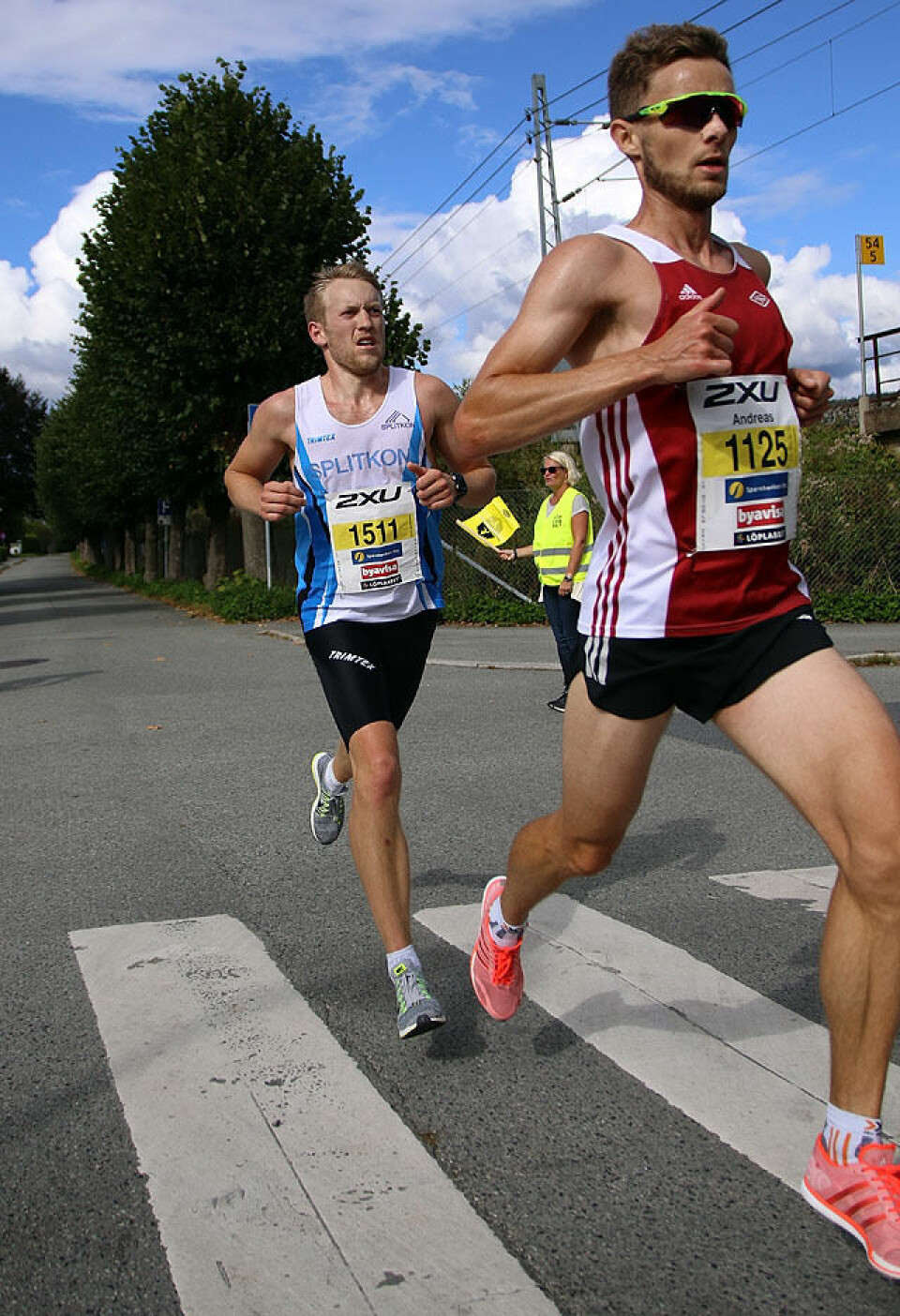 Gode forhold i Drammensmaraton som ble skjemmet av feilanvisning Halvmaraton_Andreas_Myhre_Sjurseth_Per_Kristian_Nygaard_IMG_9413.jpg
