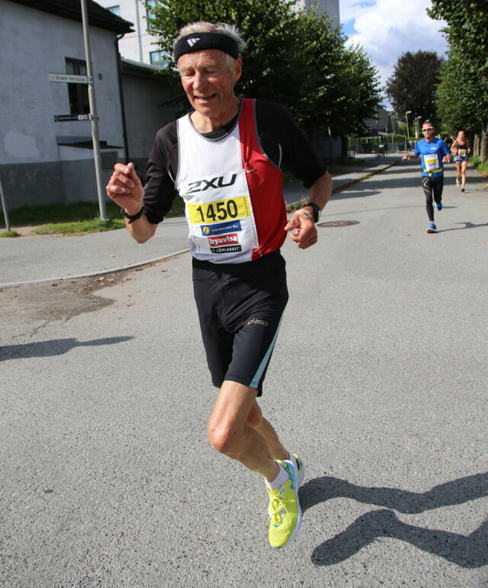 Gode forhold i Drammensmaraton som ble skjemmet av feilanvisning Ole Peter Bergaust