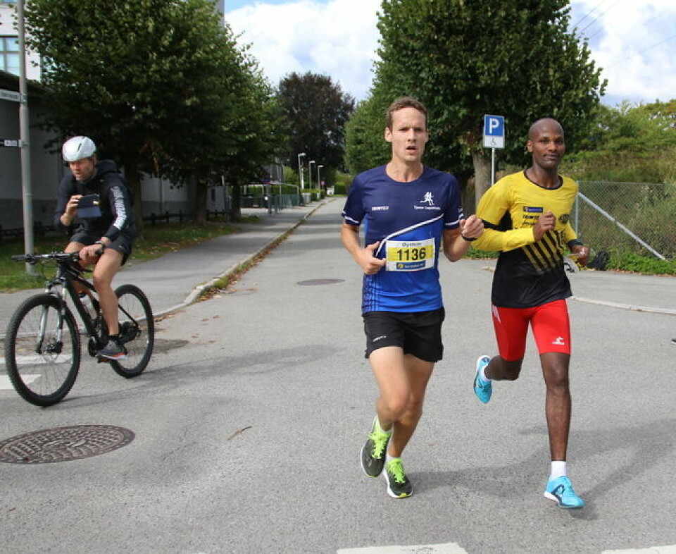 Gode forhold i Drammensmaraton som ble skjemmet av feilanvisning Øystein Anmarkrud