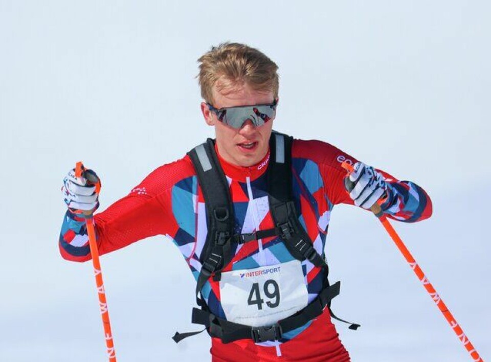 De mange som gikk fort i Skarverennet Skarverennet 2023 - konkurranseklassen. Mathias Holbæk