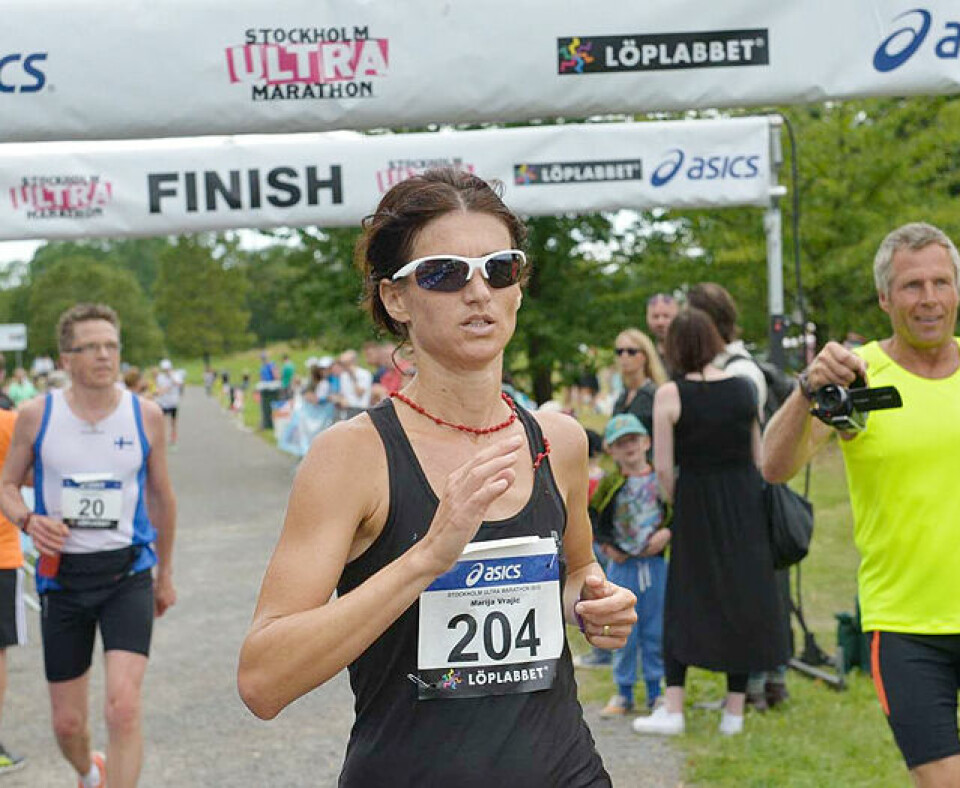 17 norske løp Stockholm Ultra Marathon lørdag Marija_Vrajic_vinner100km_640pix.jpg