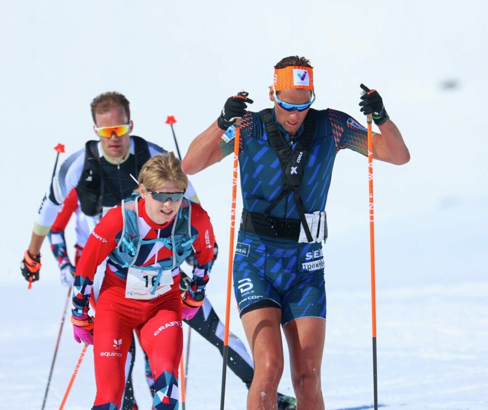 De mange som gikk fort i Skarverennet Skarverennet 2023 - konkurranseklassen. Chris André Jespersen