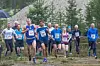 Fra starten på Femundløpets 21 km, Rolf med nr 330. (Foto: Jan Ole Johnsgård)