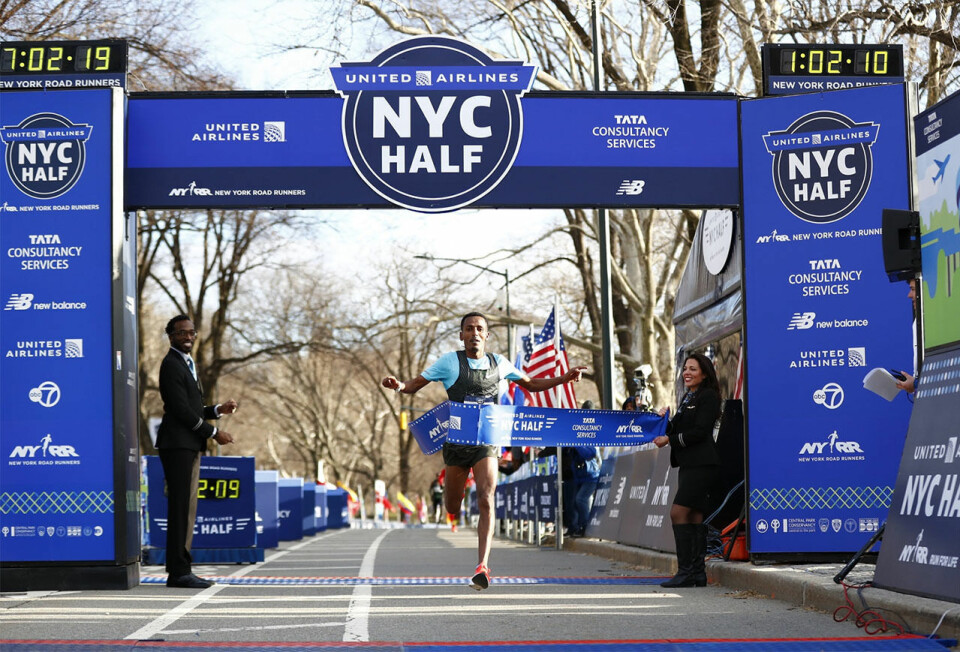 24 659 løp New York City Halvmaraton - 17 av dem var norske NYC_halv_Belay_Tilahun.jpg