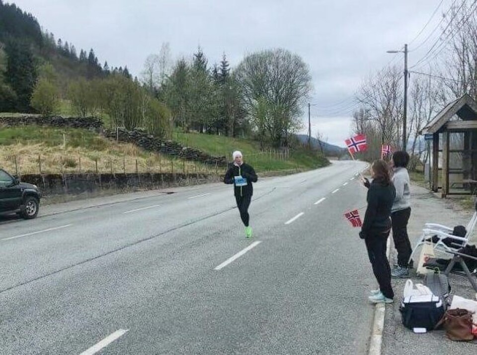 47 har løpt Kondis' virtuelle maraton- og ultraløp, som fortsetter ut mai Øyvind_Loftås_Supportere.jpeg