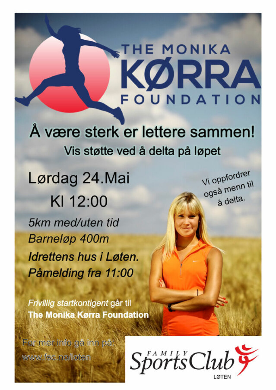 Løp mot vold og overgrep, The Monika Kørra Foundation MKF_poster.jpeg