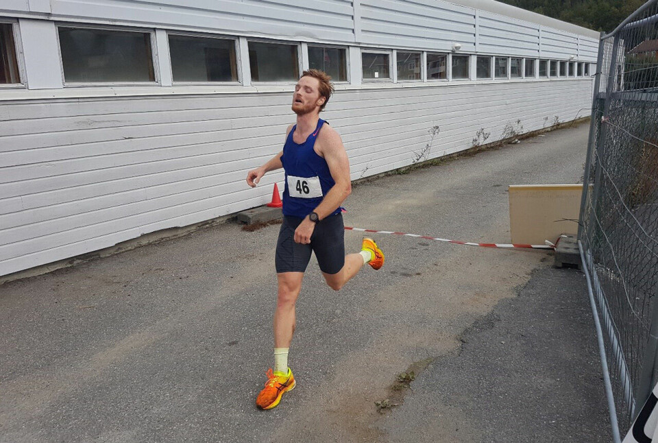 Raskeste løper i lang løype var Andreas Mjåland som løp på 1.44.33. (Foto: arrangøren) Raskeste løper i lang løype var Andreas Mjåland som løp på 1.44.33. (Foto: arrangøren)