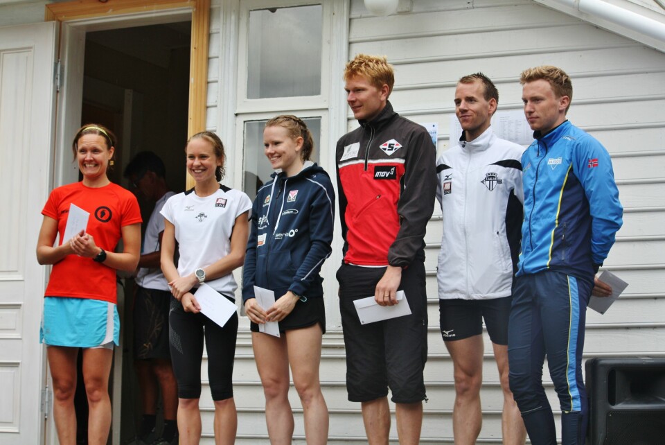 Karoline Holsen Kyte sette løyperekord i E-CO Rimstigen Opp Topp3_kvinner_menn.JPG