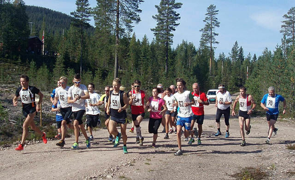 Tore Stengrundet jaktet rekorden i Grensetrimmen Start_Stoa