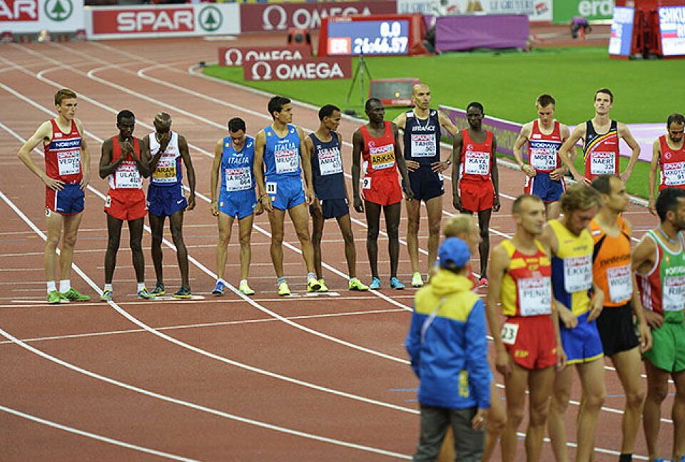 Ny britisk 10 000 m-triumf - Sondre Nordstad Moen på niende 10000-menn-paa-startstreken_D4N2851.jpg