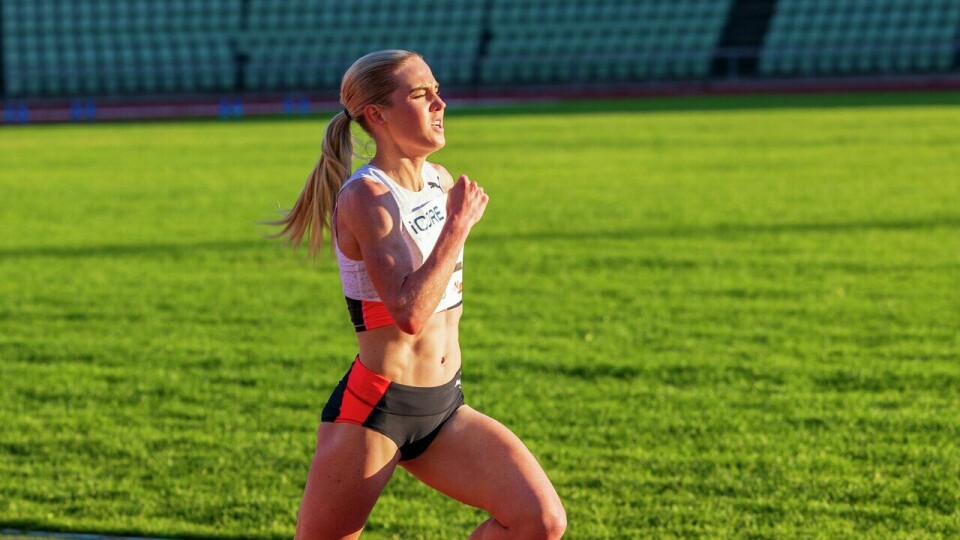 Norges lag til lag-EM i friidrett 1500 Elite - Bislett - K 1500m - Kristine Eikrem Engeset, IK Tjalve (32)