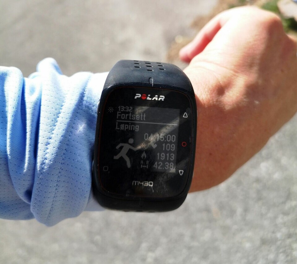 47 har løpt Kondis' virtuelle maraton- og ultraløp, som fortsetter ut mai Anita_OLsen_Kvaase_klokke (1280x1138).jpg