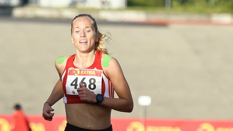 Norges lag til lag-EM i friidrett NM friidrett 2020 Bergen - 468 Sara Aarsvoll Svarstad - 444 Sigrid Alvik - 389 Ingeborg Løvnes - 3000mH