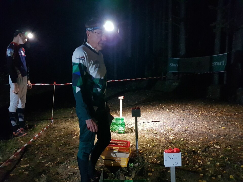 KM i nattorientering for Innlandet o-krets Tor Trøan klar til start.jpg