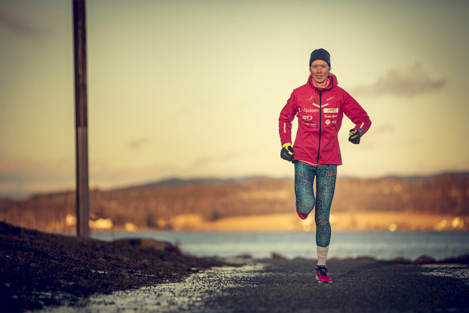 Kondisjonssterk: Marte Katrine Myhre har hele seks NM-gull på maraton og to på halvmaraton. (Foto: Bård Gundersen) Kondisjonssterk: Marte Katrine Myhre har hele seks NM-gull på maraton og to på halvmaraton. (Foto: Bård Gundersen)