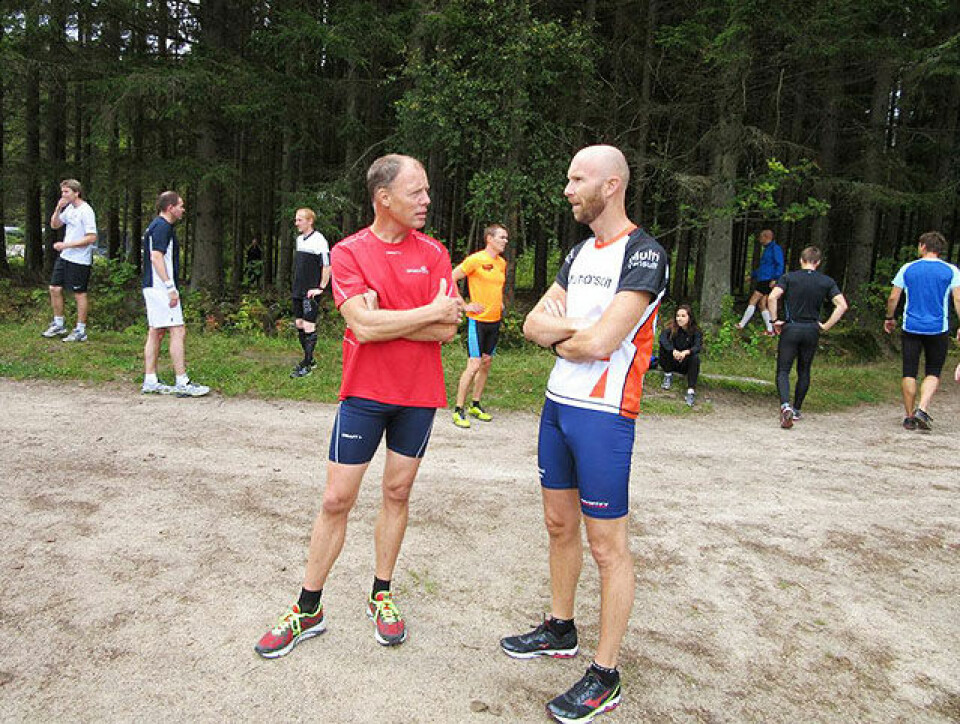 Andreas G. Olsen vant nyvinningen Multiconsult-løpet i Fredrikstad avslappet-foer-start.jpg