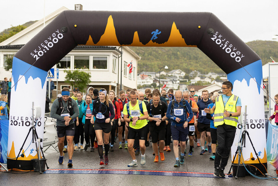 Totalt var det 452 til start under årets utgave av Skjervøy 20:1000. (Alle foto: arrangøren) Totalt var det 452 til start under årets utgave av Skjervøy 20:1000. (Alle foto: arrangøren)