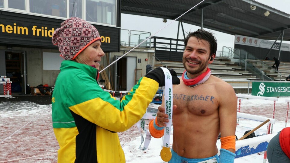 Flere trosset vinteren under Jessheim vintermaraton Vinterkrigeren Dan Juan løp i mål på tida 2.39.37 på maratondistansen under Jessheim Vintermaraton 2023