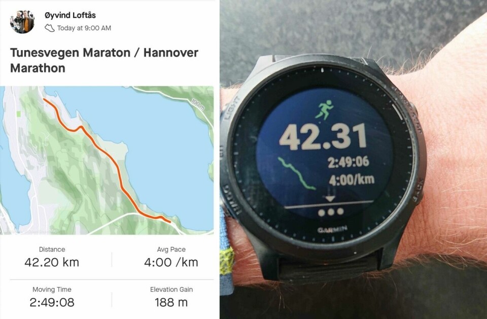 47 har løpt Kondis' virtuelle maraton- og ultraløp, som fortsetter ut mai Øyvind_Loftås_Kart_og_Klokke (1280x840).jpg