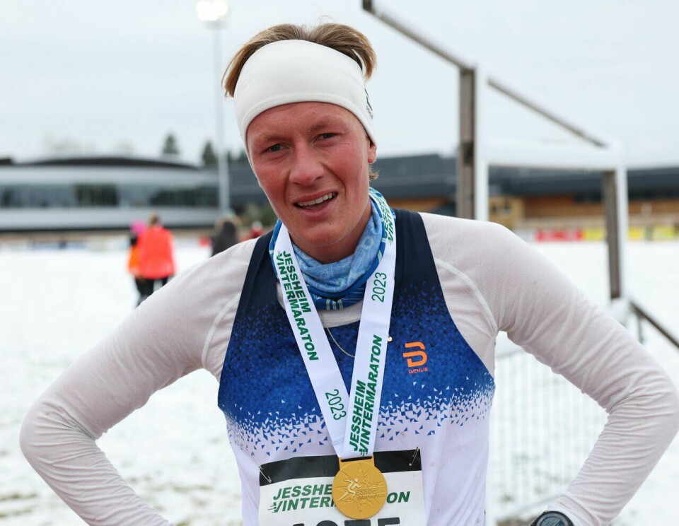 Flere trosset vinteren under Jessheim vintermaraton Sander A. Deilkås kom på andreplass på maraton under Jessheim Vintermaraton 2023